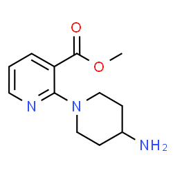 2-(4-氨基哌啶-1-基)烟酸甲酯结构式