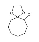 6-chloro-1,4-dioxaspiro[4.7]dodecane结构式