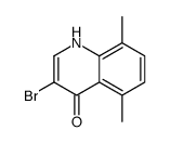 3-Bromo-5,8-dimethyl-4-hydroxyquinoline structure