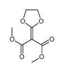 dimethyl 2-(1,3-dioxolan-2-ylidene)propanedioate Structure