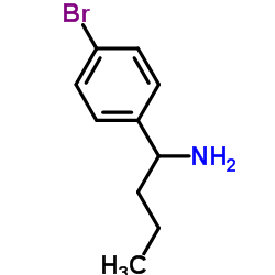 1-(4-Bromophenyl)-1-butanamine Structure