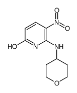 5-nitro-6-(tetrahydro-2H-pyran-4-ylamino)pyridin-2-ol Structure