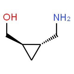 ((1R2R)-2-(aminomethyl)cyclopropyl)methanol Structure