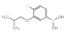 (4-CHLORO-3-ISOBUTOXYPHENYL)BORONIC ACID Structure