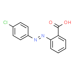 2-[(4-Chlorophenyl)azo]benzoic acid Structure