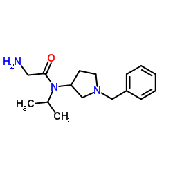 N-(1-Benzyl-3-pyrrolidinyl)-N-isopropylglycinamide Structure