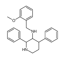 N-[(2-methoxyphenyl)methyl]-2,4-diphenylpiperidin-3-amine Structure