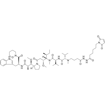 MC-Alkyl-Hydrazine Modified MMAF Structure