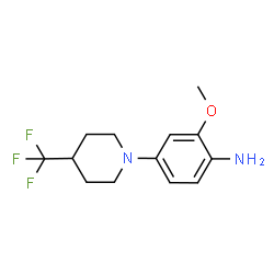 2-methoxy-4-(4-trifluoromethyl-piperidin-1-yl)-aniline structure