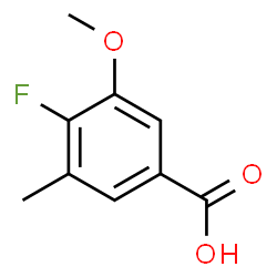 4-Fluoro-2-methoxy-5-methylbenzoic acid Structure