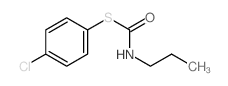 Carbamic acid,propylthio-, S-(p-chlorophenyl) ester (8CI)结构式