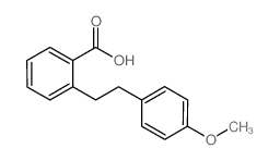 2-(4-甲氧基苯乙基)苯甲酸结构式