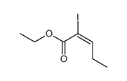 ethyl (E)-2-iodo-2-pentenoate Structure