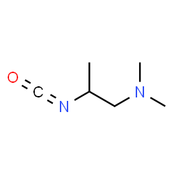 1-Propanamine,2-isocyanato-N,N-dimethyl-(9CI)结构式