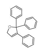 Furan,2,5-dihydro-2,2,3-triphenyl- Structure