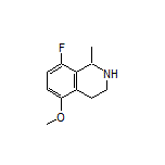 8-Fluoro-5-methoxy-1-methyl-1,2,3,4-tetrahydroisoquinoline Structure