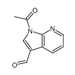 1-Acetyl-1H-pyrrolo[2,3-b]pyridine-3-carbaldehyde structure