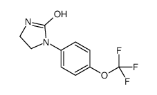 1-[4-(TRIFLUOROMETHOXY)PHENYL]TETRAHYDRO-2H-IMIDAZOL-2-ONE Structure