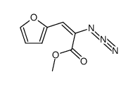 methyl 2-azido-2-(furan-2-yl)acrylate Structure