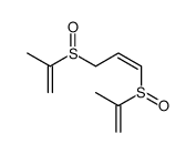 1-Propene, 1,3-bis(2-propenylsulfinyl)- Structure