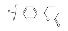 3-acetoxy-3-(4-(trifluoromethyl)phenyl)-1-propene Structure