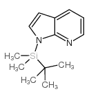 1H-Pyrrolo[2,3-b]pyridine, 1-[(1,1-dimethylethyl)dimethylsilyl]- structure