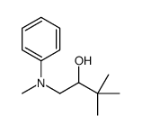 3,3-dimethyl-1-(N-methylanilino)butan-2-ol结构式