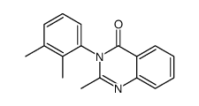 3-(2,3-dimethylphenyl)-2-methylquinazolin-4-one Structure