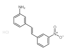 3-[(E)-2-(3-nitrophenyl)ethenyl]aniline结构式