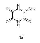 2-methyl-6-sulfanylidene-1,2,4-triazinane-3,5-dione Structure