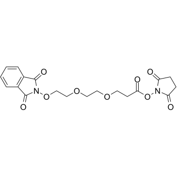 NHPI-PEG2-C2-NHS ester Structure