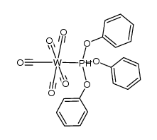 W(CO)5(triphenylphosphite) Structure