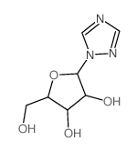 1H-1,2,4-Triazole, 1-b-D-ribofuranosyl-结构式