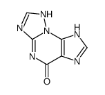 1H-[1,2,4]Triazolo[5,1-b]purin-5(6H)-one (9CI)结构式