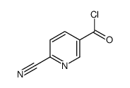 3-Pyridinecarbonyl chloride, 6-cyano- (9CI) Structure