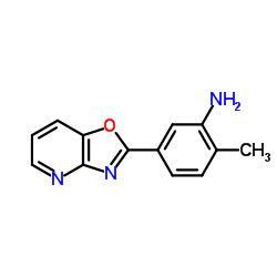 2-METHYL-5-OXAZOLO[4,5-B]PYRIDIN-2-YL-PHENYLAMINE Structure