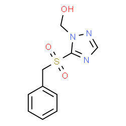 5-(Benzylsulfonyl)-1H-1,2,4-triazole-1-methanol structure