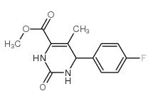 4-Pyrimidinecarboxylicacid,6-(4-fluorophenyl)-1,2,3,6-tetrahydro-5-methyl-2-oxo-,methylester(9CI) structure