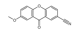 7-methoxy-9-oxoxanthene-2-carbonitrile Structure