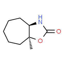 2H-Cycloheptoxazol-2-one,octahydro-8a-methyl-,(3aR,8aS)-rel-(9CI) structure