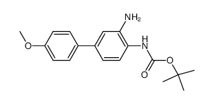 (3-amino-4'-methoxy-biphenyl-4-yl)-carbamic acid tert.-butyl ester Structure