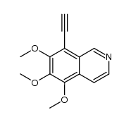 8-ethynyl-5,6,7-trimethoxyisoquinoline Structure