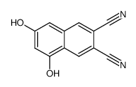 2,3-Naphthalenedicarbonitrile, 5,7-dihydroxy- (9CI) Structure