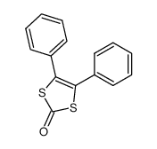 4,5-diphenyl-1,3-dithio-4-cyclopenten-2-one结构式