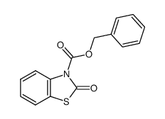 3-benzyloxycarbonyl-2(3H)-benzothiazolone Structure