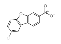 2-chloro-7-nitro-dibenzofuran结构式