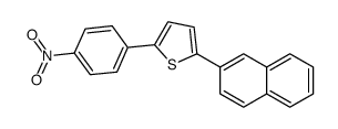 2-naphthalen-2-yl-5-(4-nitrophenyl)thiophene结构式