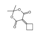 5-cyclobutylidene-2,2-dimethyl-1,3-dioxane-4,6-dione Structure