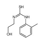 1-(2-hydroxyethyl)-3-(2-methylphenyl)thiourea结构式