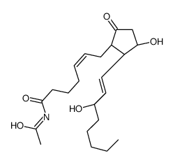 N-acetylprostaglandin E2 carboxamide Structure